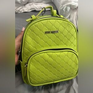 Lime green New Steve Madden backpack